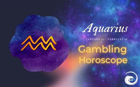 aquarius gambling luck today|♒ Gambling horoscope for Aquarius this week .